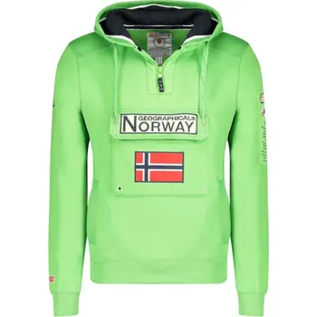 Pánská mikina Geographical Norway sweatshirt Gymclass 054 Pop M WW4181H/GN-Flashy green pánské L