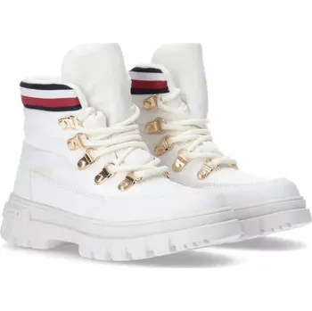 Dámská běžecká obuv Tommy Hilfiger Šněrovací boty Ivory W T3A5-33062-1047101-101 35