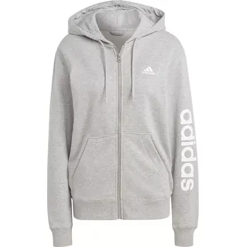 Dámská mikina Mikina adidas Essentials Linear Full-Zip French Terry Hoodie W IC6866 XS