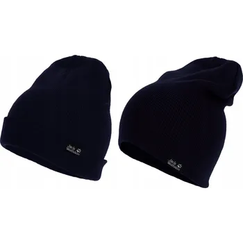 Čepice Zimní čepice Jack Wolfskin modrá, univerzální velikost