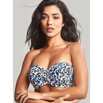 Dámské plavky Vrchní díl plavek Serengeti Bandeau blue animal SW1653 - Panache 70H