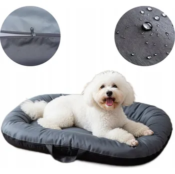 Pelíšek pro psa PELÍŠEK pro psa ponton kodura OBOUSTRANNÉ potah ROZEPÍNACÍ pohovka L 100x70