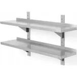 Nástěnná police s nastavitelnou výškou - 800x300x(V)600 HENDI