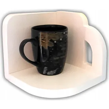 police Rohová polička na hrnek do dětského pokoje, polička na pití