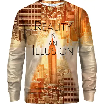 Pánská mikina Mikina Paris Reality S-Pc Bsp042 - Bittersweet hnědá/žlutá M