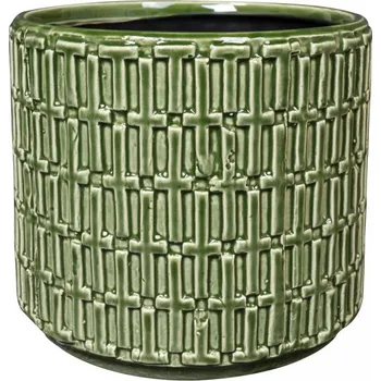 Květináč Keramický obal Quito 12 cm, zelená