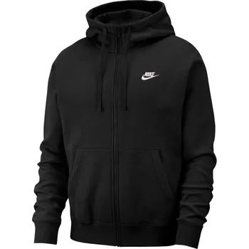 Pánská mikina Nike NSW Club Hoodie FZ M BV2645-010 pánské S