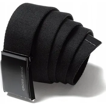 Opasek Muž Cross Jeans pásek černý