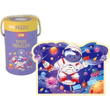 Puzzle Puzzle v tubě Kosmos 28 dílků pro děti od 3 let