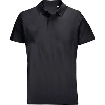 Pánské tričko SOL's Collection Polokošile Pulse piqué, krátký rukáv, unisex COT25450200214-black Černá 4XL