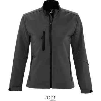 pracovní bunda SOL's Collection Bunda Roxy, 3-vrstvá, softshellová, dámská COT25468066003-charcoal L Charcoal