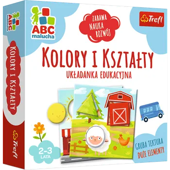 Puzzle Vzdělávací puzzle Barvy a tvary s figurkami pro děti 2-3 roky – Trefl