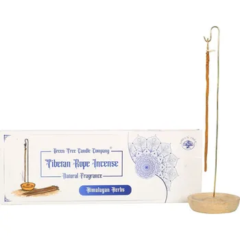 Vonná tyčinka Green Tree Tibetské bylinné vonné provázky Himalayan Herbs se stojánkem