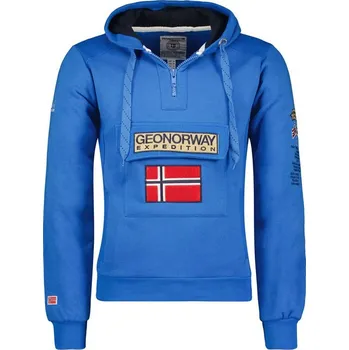 Pánská mikina Geografické Norsko Gymclass EO DB 100 M WU6582H/GNO-Royal Blue mikina 3XL