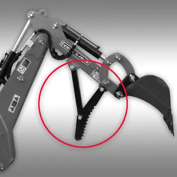 Zahradní traktor Palec pro zadní bagr Jansen BHM / BHSM, palec bagru, chapadlo, kleště