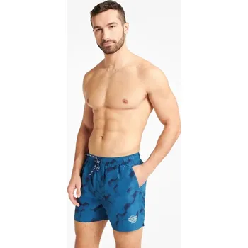 Pánské kraťasy Pánské koupací šortky Gravel 40779 modré - Henderson M