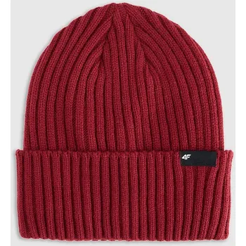 Čepice 4F zimní čepice beanie červená, velikost M