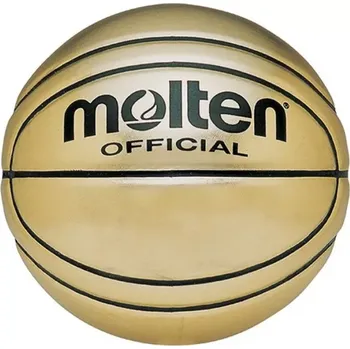 Basketbalový míč Sběratelský basketbalový míč Molten Gold BG-SL7 NEPLATÍ