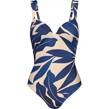 Dámské plavky Dámské jednodílné plavky Summer Allure OWP 01 tmavě modré - Triumph 38B