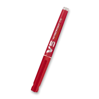 Pilot Hi-Tecpoint V5 - bombičky - červené, 3 ks