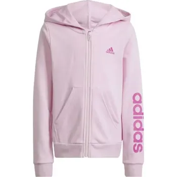 Chlapecké oblečení Adidas Essentials Linear Full-Zip Hoodie Jr S2666 140 cm