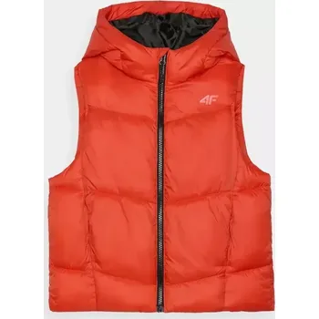 Dívčí tričko Bunda bez rukávů 4F Jr 4FJWAW24TVJAM134-70S dětské 164