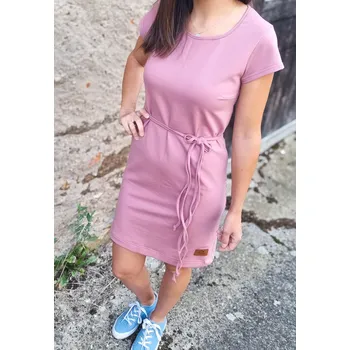 Dámské šaty Kulišárny Šaty/tunika dámská OLDPINK VELIKOST: 40