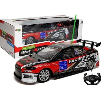 RC model auta Sportovní auto na dálkové ovládání 27MHz červené