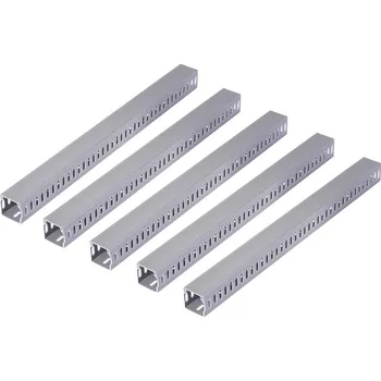 elektroinstalační lišta Sygonix SY-6801168 vodicí lišta (d x š x v) 2000 x 60 x 60 mm 5 ks šedá