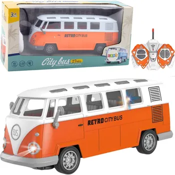 RC model auta Autobus na dálkové ovládání RC se světly retro design 1:30