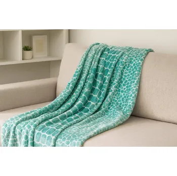 Přehoz na lůžko Mikroplyšová deka 150 x 220 cm Zvířecí vzor 4