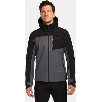 Pánská softshellová bunda RAVIO-M Tmavě šedá - Kilpi tm.šedá-černá 54