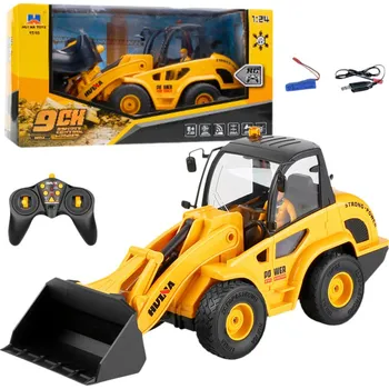 RC model auta RC bagr na dálkové ovládání – s LED světly 1:24 | Huina