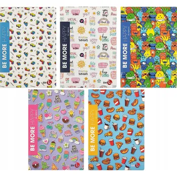 Sešit Linkovaný sešit A4 Koh-I-Noor BE MORE HAPPY 48 listů 1 Ks .