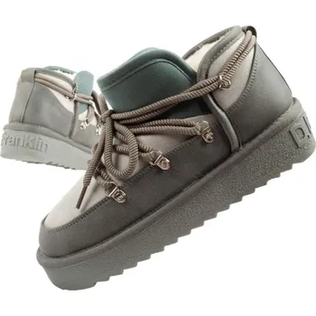 Dámská zimní obuv D.Franklin dámské sněhule zimní módní zateplené boty šedé dámské 39