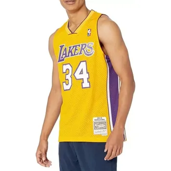 Pánské tričko Mitchell & Ness Los Angeles Lakers NBA Swingman Home Jersey Lakers 99 Shaquille O`Neal SMJYGS18179-LALLTGD99SON pánské dresy M