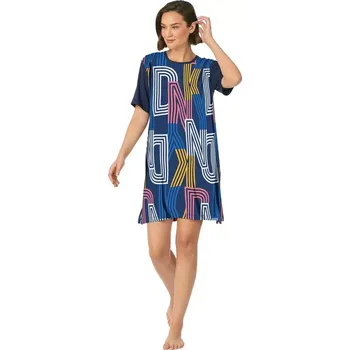 Dámská noční košile YI30014 464 černá s potiskem - DKNY M