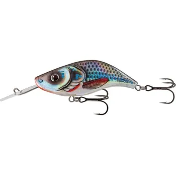 Umělá nástraha SALMO - Wobler Sparky Shad Floating Holographic Shad 4 cm Silver