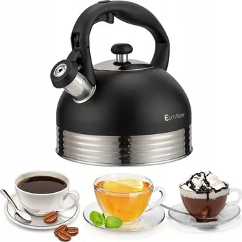 Varná konvice Elitehoff tradiční ocelová Konvice 2,5 l černá