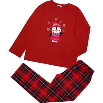 Pánské pyžamo Dámské pyžamo 165/030 červená - Karol 2XL