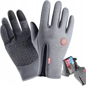 Cyklistické rukavice DOTYKOVÉ SPORTOVNÍ VODĚODOLNÉ RUKAVICE NA KOLO