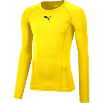 Set pánského termoprádla Puma LIGA Baselayer Tee LS termo tričko 655920-06 L
