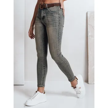 Dámské džíny Dámské džíny skinny s páskem Dstreet UY2810 Barva: Modrá - světle, Velikost: 27