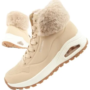 Dámská zimní obuv Skechers Uno Rugged dámská sportovní obuv zateplené boty zimní hnědé dámské 39