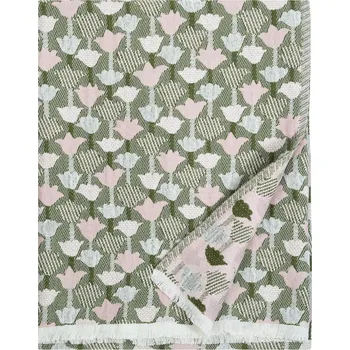 Dětská deka Lapuan Kankurit Deka / ubrus Tulppaani 130x180, růžovo-olivová