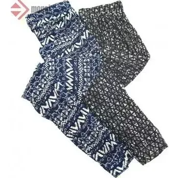 Dámské legíny Dámské legíny RDS 1500-009 - Moraj sv. modrá s potiskem S/M