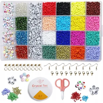 kreativní sada Kreativní sada korálků pro výrobu šperků, vlákna a korálky N095-B