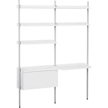 police Policový systém Hay Pier System 12 bílé police hliníkový profil 162x46,5 v.209