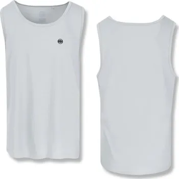 Podprsenka Bavlna bílé kulatý tričko bez rukávů s motivem Pitbull