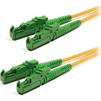 Síťový kabel XtendLan FOP-E2E2-D-1-9 FO patch E2000/APC-E2000/APC, 9/125 duplex, LS0H, G.652d, 1m